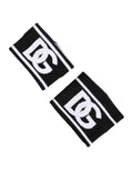 Dolce & Gabbana Black White DG Logo Cotton 1 Pair One Wristband