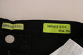 Dark Black Dora Slim Fit Denim Pants