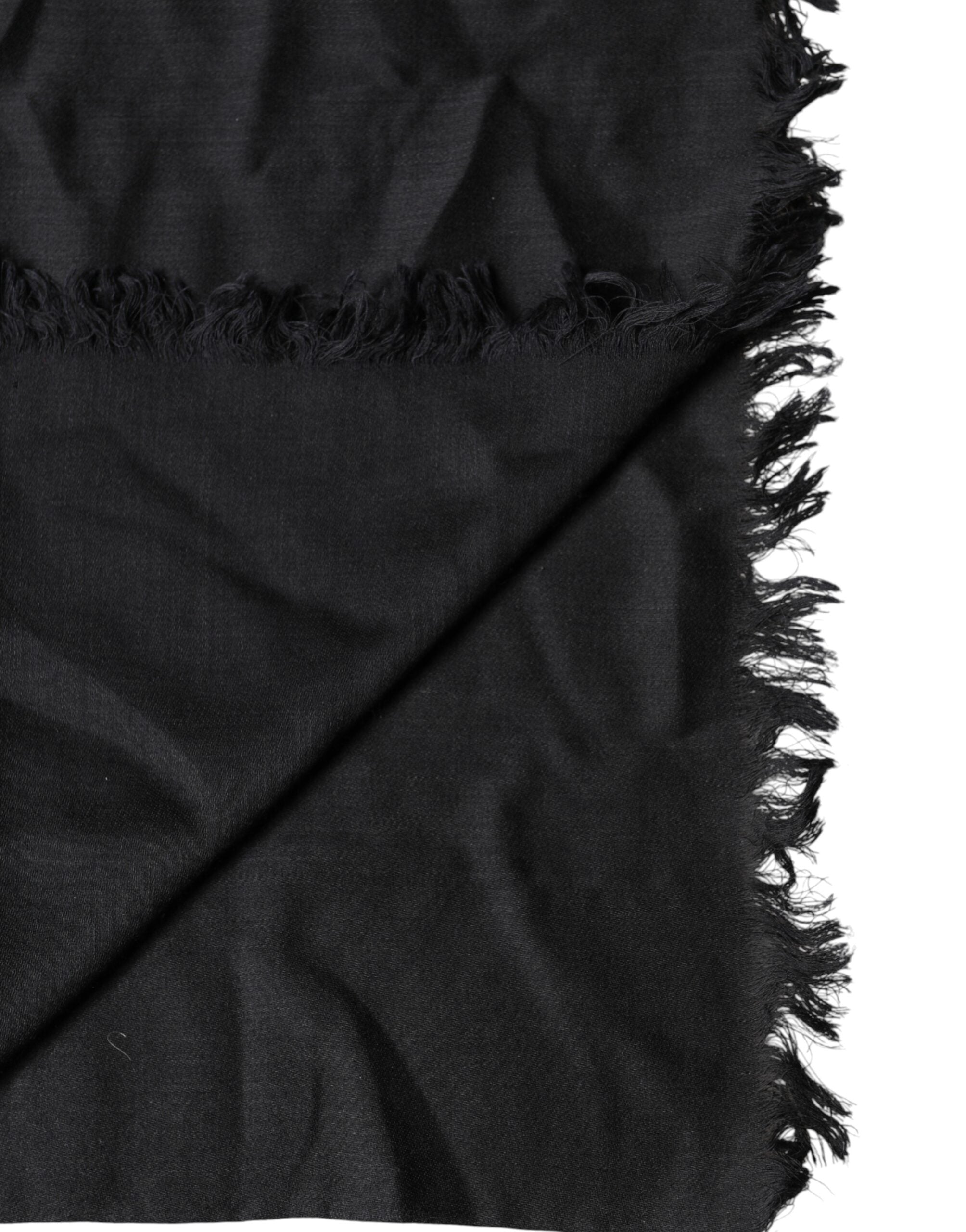 Black Lace Stole Neck Wrap Shawl Scarf