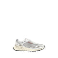 White Calf Leather Bos Taurus Athletic Sneakers