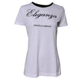 Dolce & Gabbana White Eleganza Cotton Crew Neck Tee T-shirt