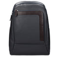 Gray Leather Backpack