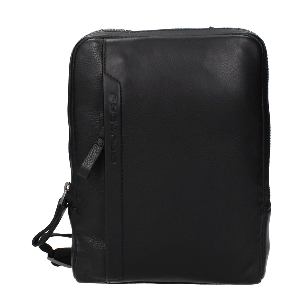 Black Leather Crossbody Bag